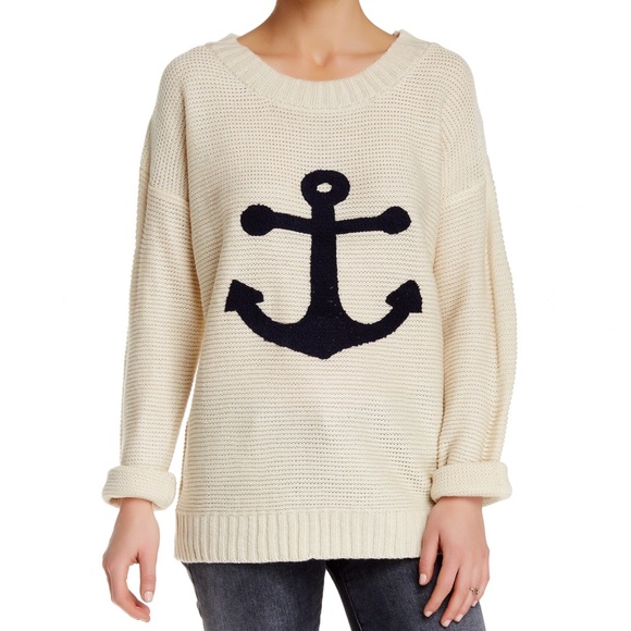 Pink Owl Sweaters - Pink Owl Nordstrom Anchor Knit Sweater